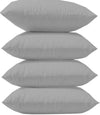 Pack of 4 Housewife Pillow Cases 100% Egyptian Cotton 200 Thread Count Pillowcase Pair - Threadnine