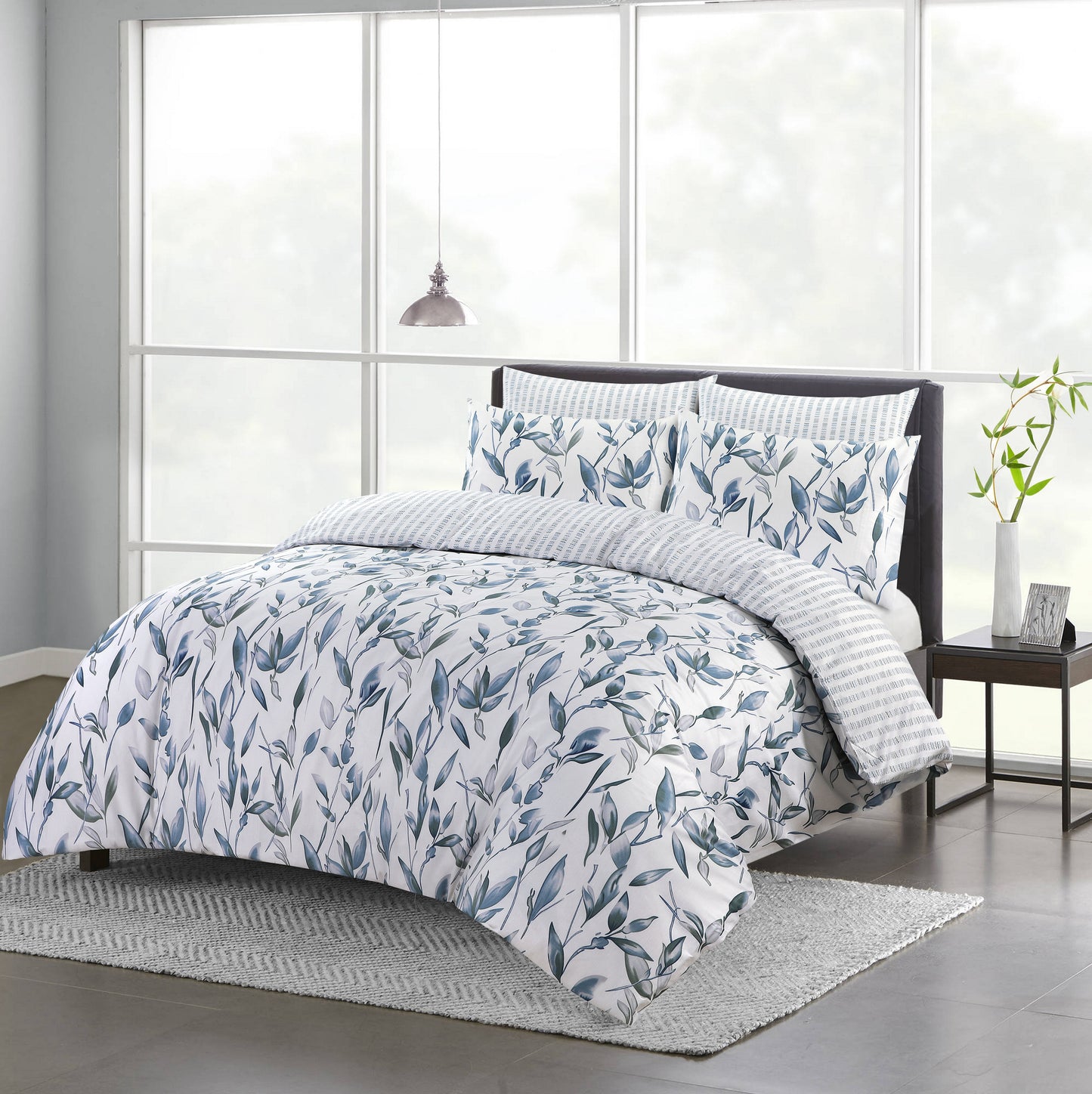 Printed Designer Duvet Cover with Pillowcases 100% Cotton Quilt Covers Bedding Sets - Threadnine