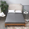 600 Thread Count Stripe Duvet Cover with Pillowcase Bedding Set Double King Super King Size - Threadnine