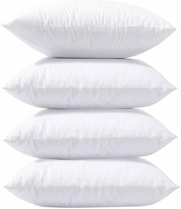 Pack of 4 Housewife Pillow Cases 100% Egyptian Cotton 200 Thread Count Pillowcase Pair - Threadnine