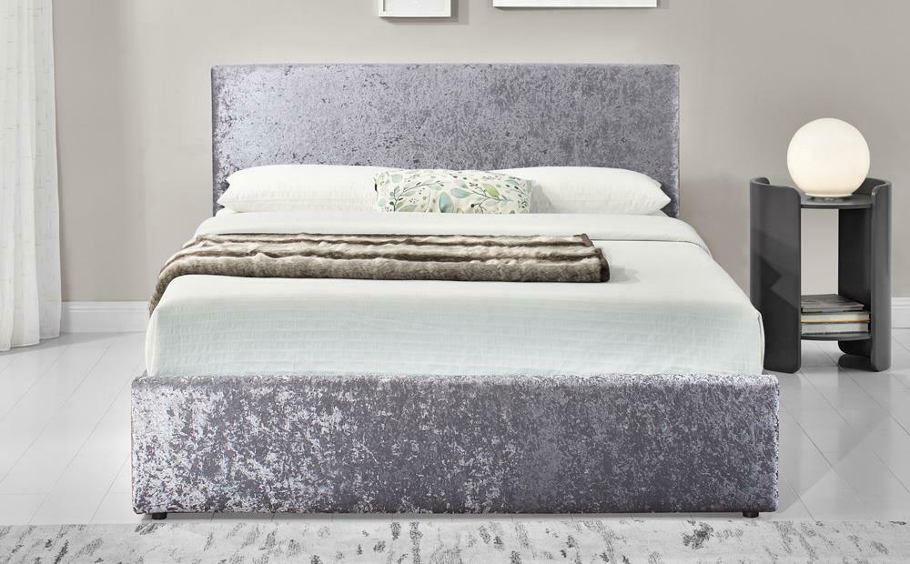 Velvet Divan Bed Base Valance Wrap Frame Cover Single Double Super King Size - Threadnine