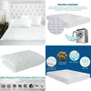 Extra Deep Waterproof Quilted Mattress Protector 100% Cotton Single Double King Super King Size - Threadnine