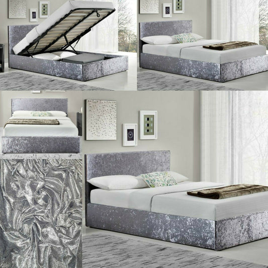 Velvet Divan Bed Base Valance Wrap Frame Cover Single Double Super King Size - Threadnine
