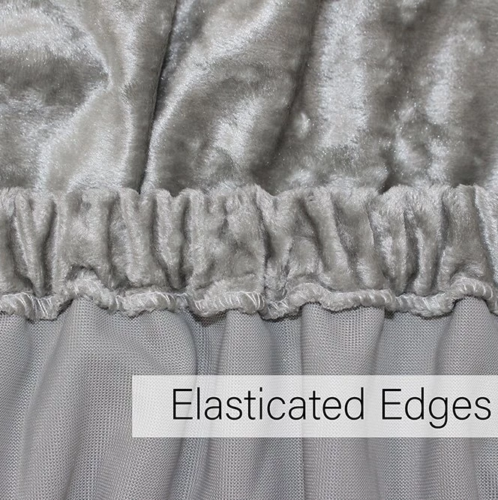 Velvet Divan Bed Base Valance Wrap Frame Cover Single Double Super King Size - Threadnine