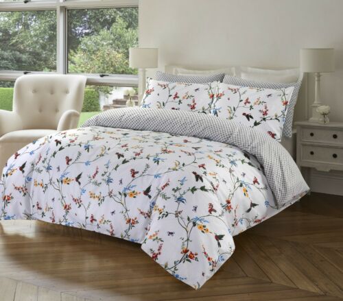 Printed Designer Duvet Cover with Pillowcases 100% Cotton Quilt Covers Bedding Sets - Threadnine